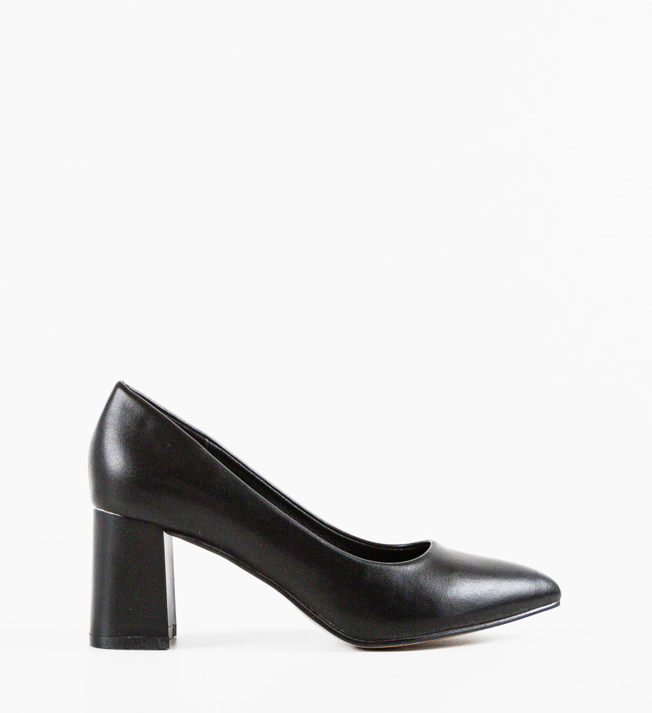 Pantofi Dama Walton Negri | Toc Elegant - imagine 4