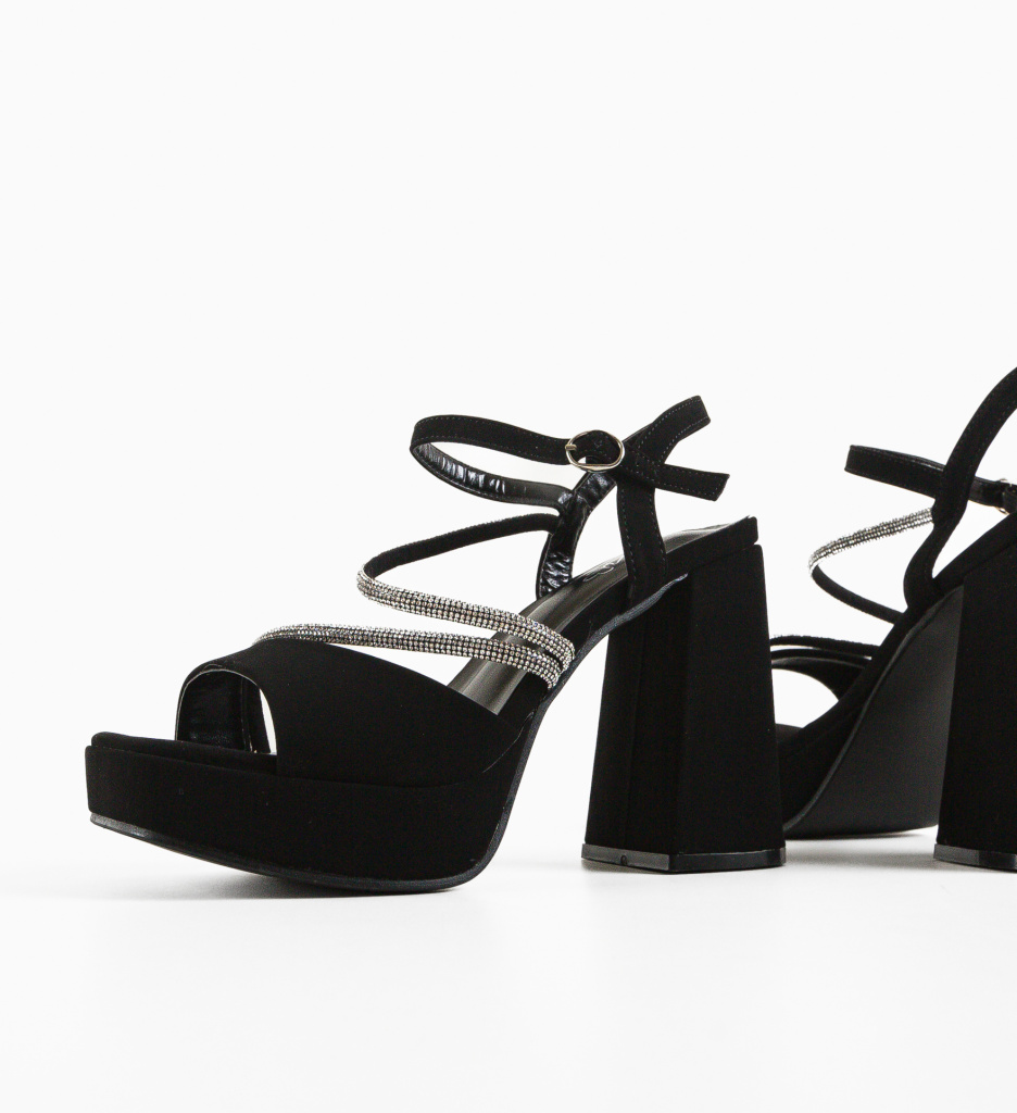 Sandale Ferres Negre - Eleganță și Stil - imagine 6
