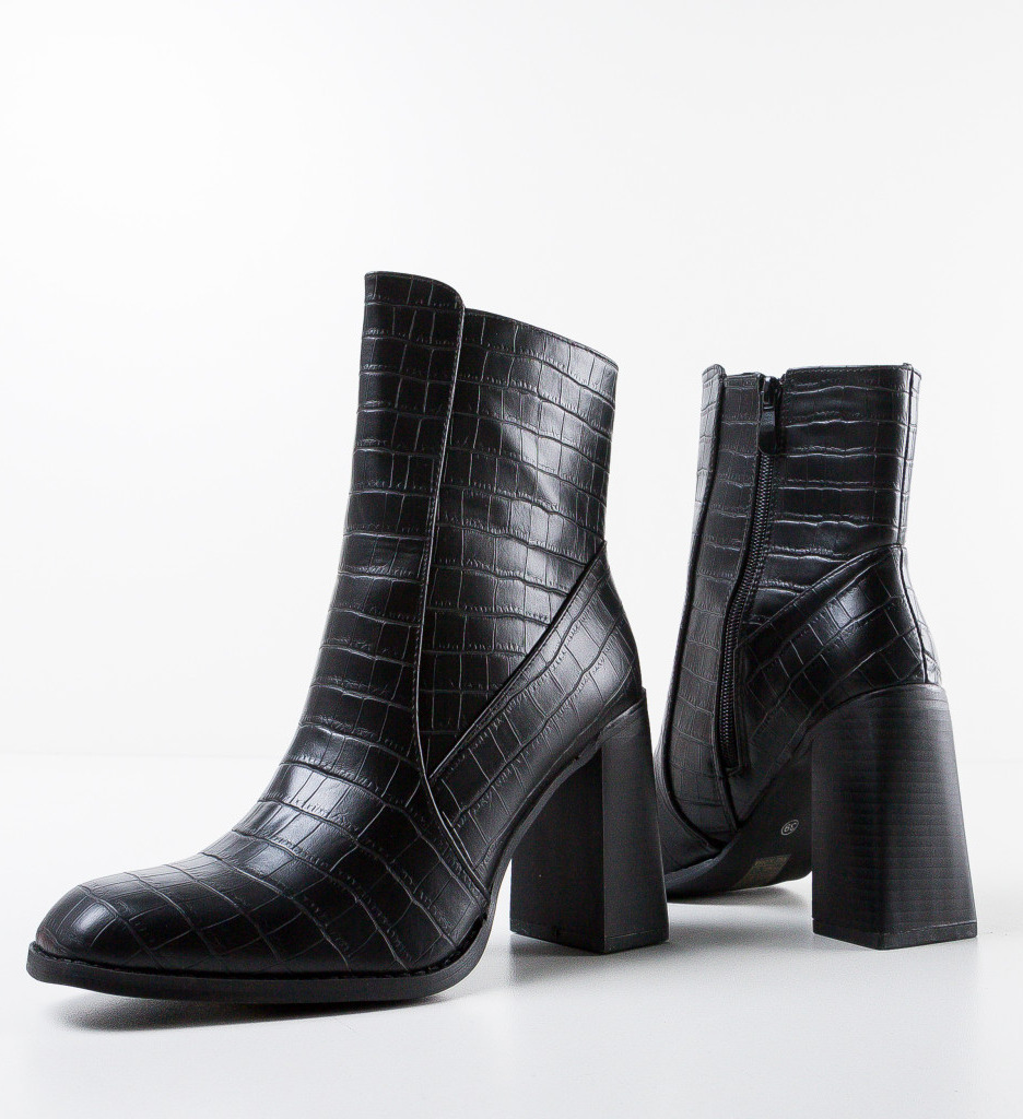 Botine Ameer Negre | Eleganță și Confort - imagine 6