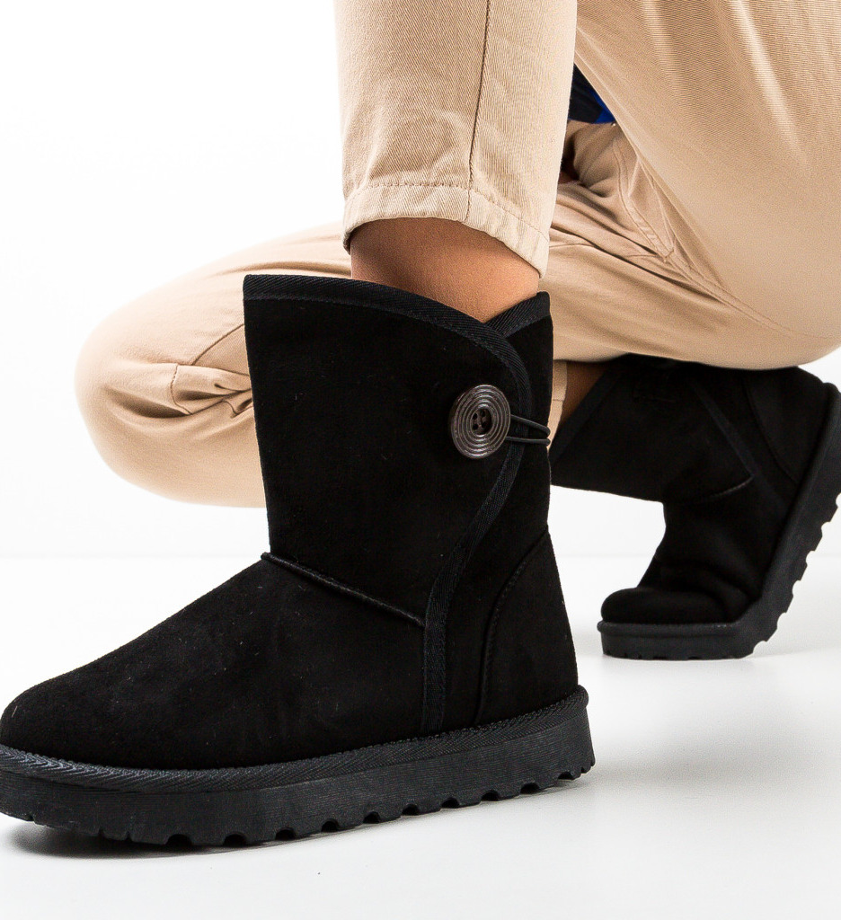 Cizme Ug Negre Confortabile - Yubila