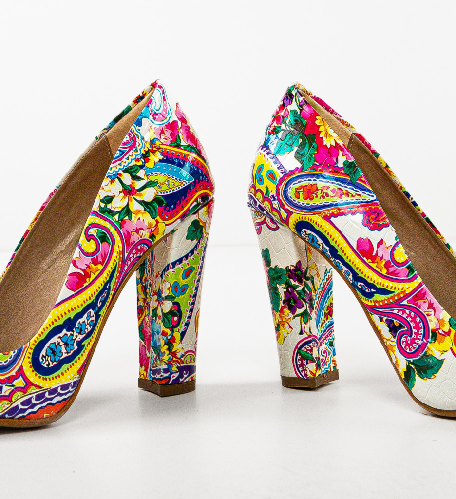 Pantofi cu toc Clash Multi - Eleganță și Stil - imagine 6