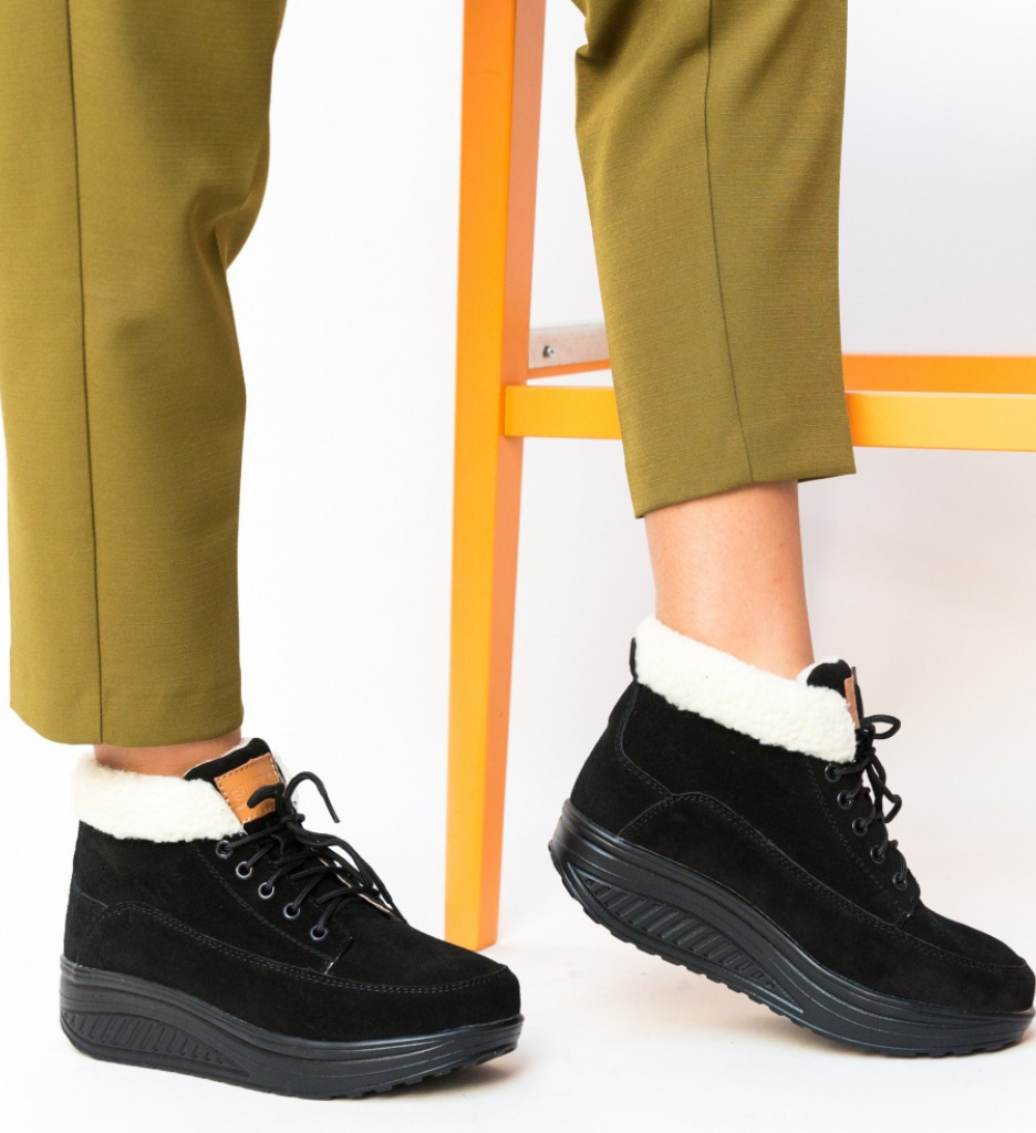 Pantofi Casual Blind Negri - Eleganță Discretă - imagine 7