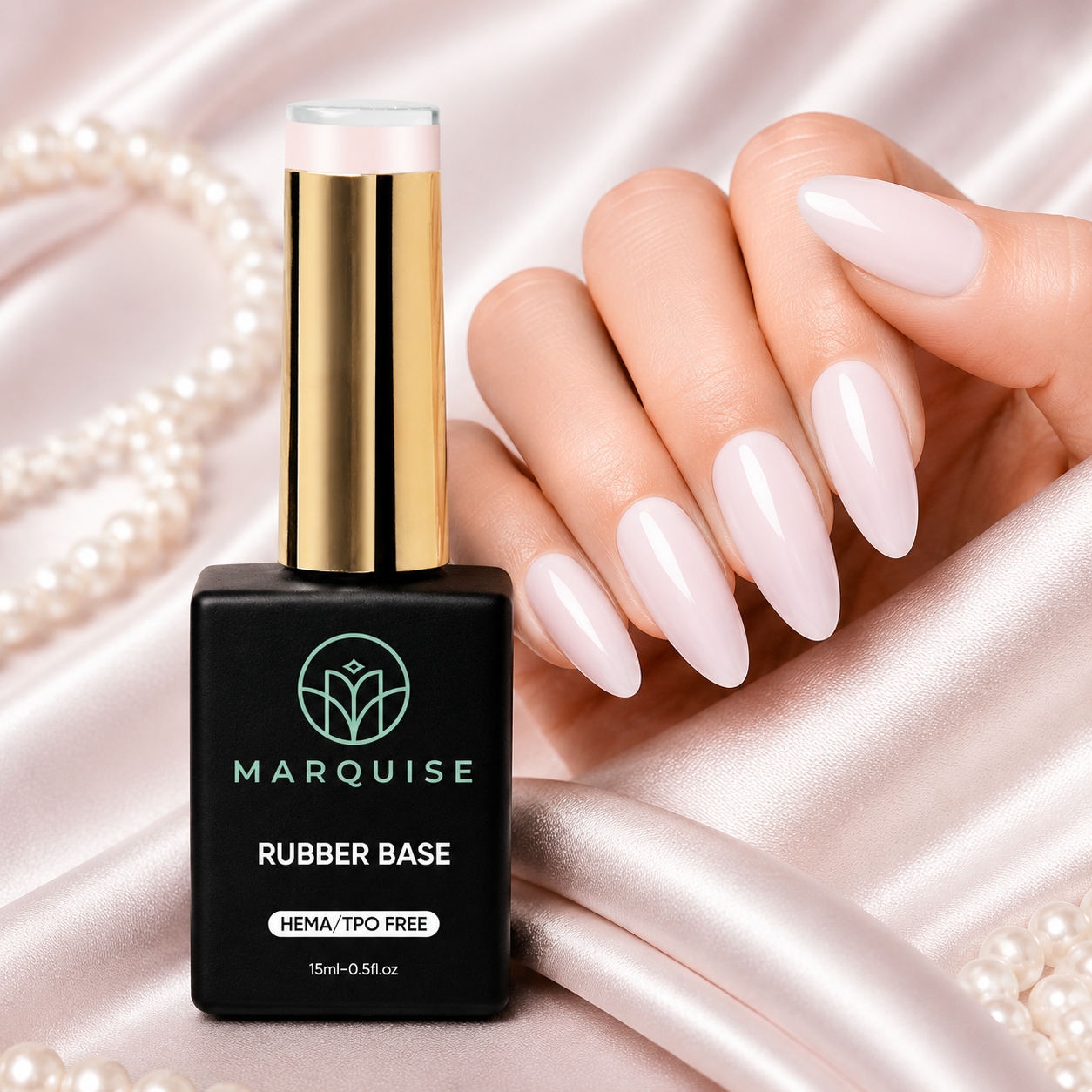 Rubber Base HEMA/TPO FREE Marquise 15ml - imagine 2
