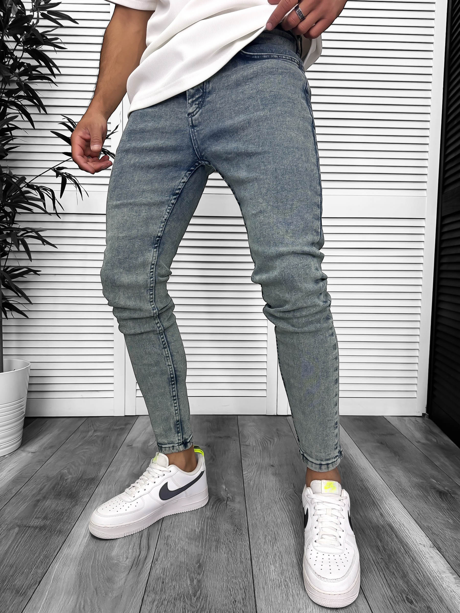 Blugi Bărbați Conici Slim Fit - Comoditate