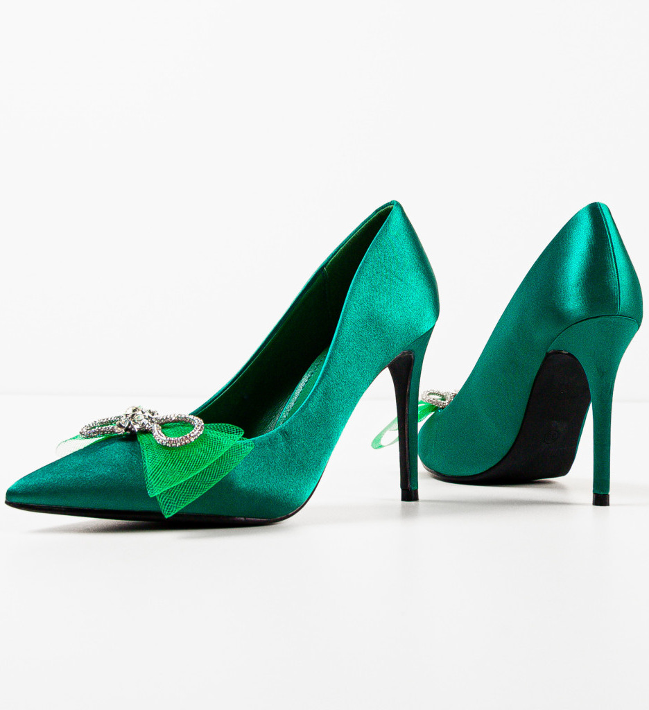 Pantofi dama Caoimhe Verzi | Stil Unic - imagine 7