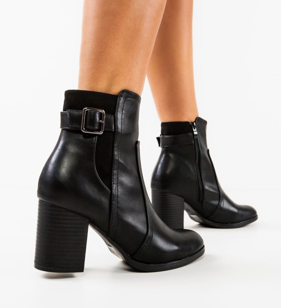 Botine Dafaz Negre - Eleganță și Confort