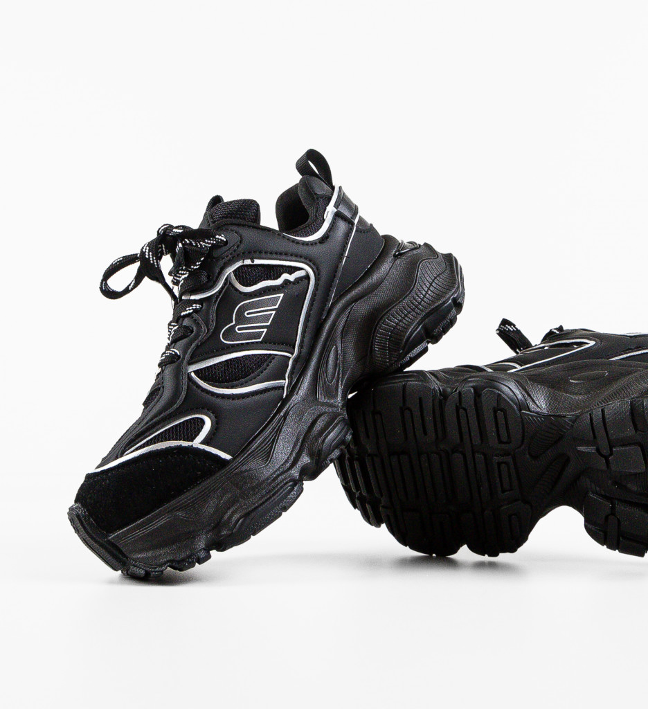 Sneakers Dama Galata Negri - Confort Urban - imagine 7