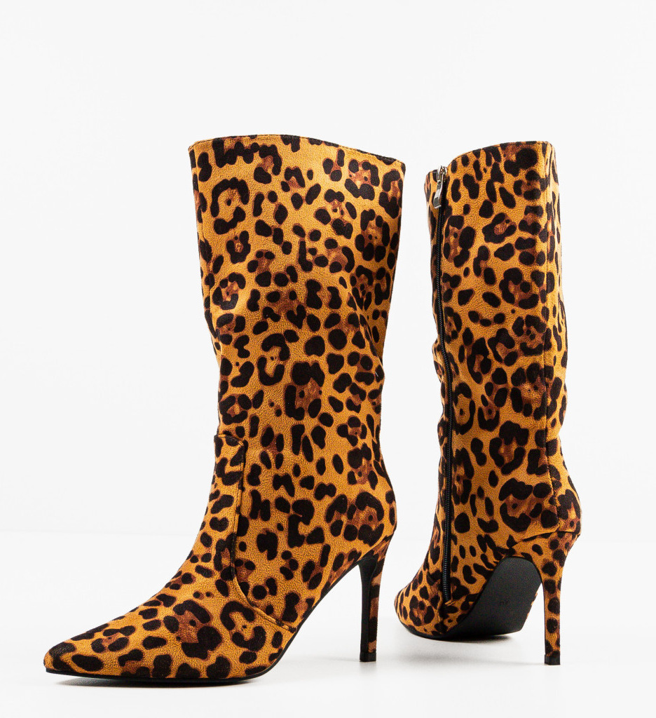 Cizme Dama Kiefer Animal Print | Stil și Eleganță - imagine 7