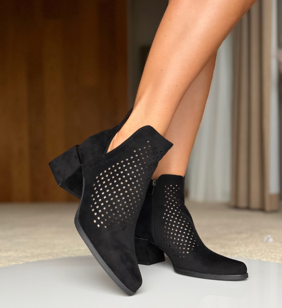 Botine Dama Maraya Negre - Eleganță și Stil - imagine 4
