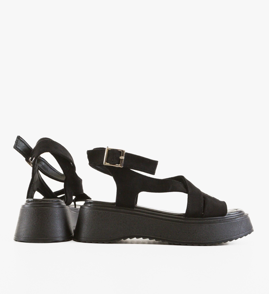 Sandale Dama Tyago Negre | Eleganță și Confort - imagine 6