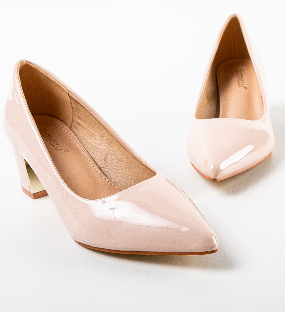 Pantofi dama Coles Bej Eleganți - imagine 5