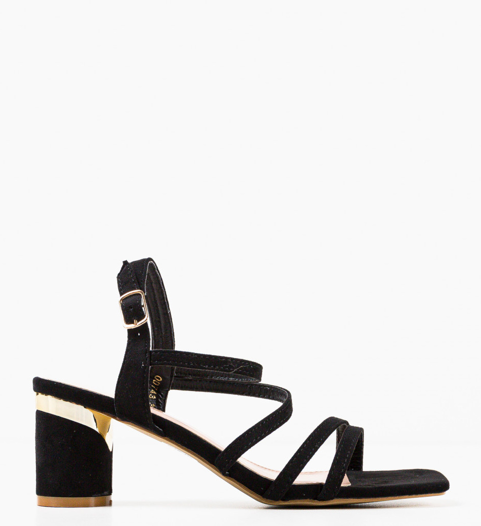 Sandale Dama Klaz Negre | Toc Elegant - imagine 4
