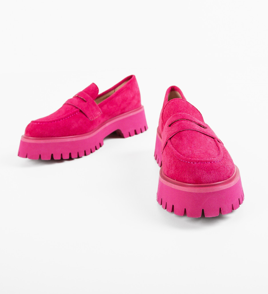 Pantofi Casual Stein Fuchsia - Confort și Stil - imagine 8