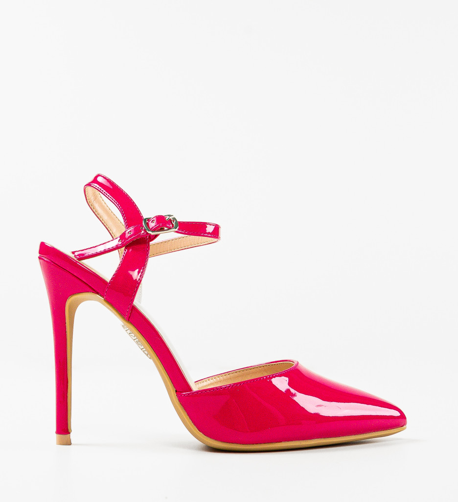 Pantofi cu toc Sambyal Fuchsia - Eleganță și Stil - imagine 6