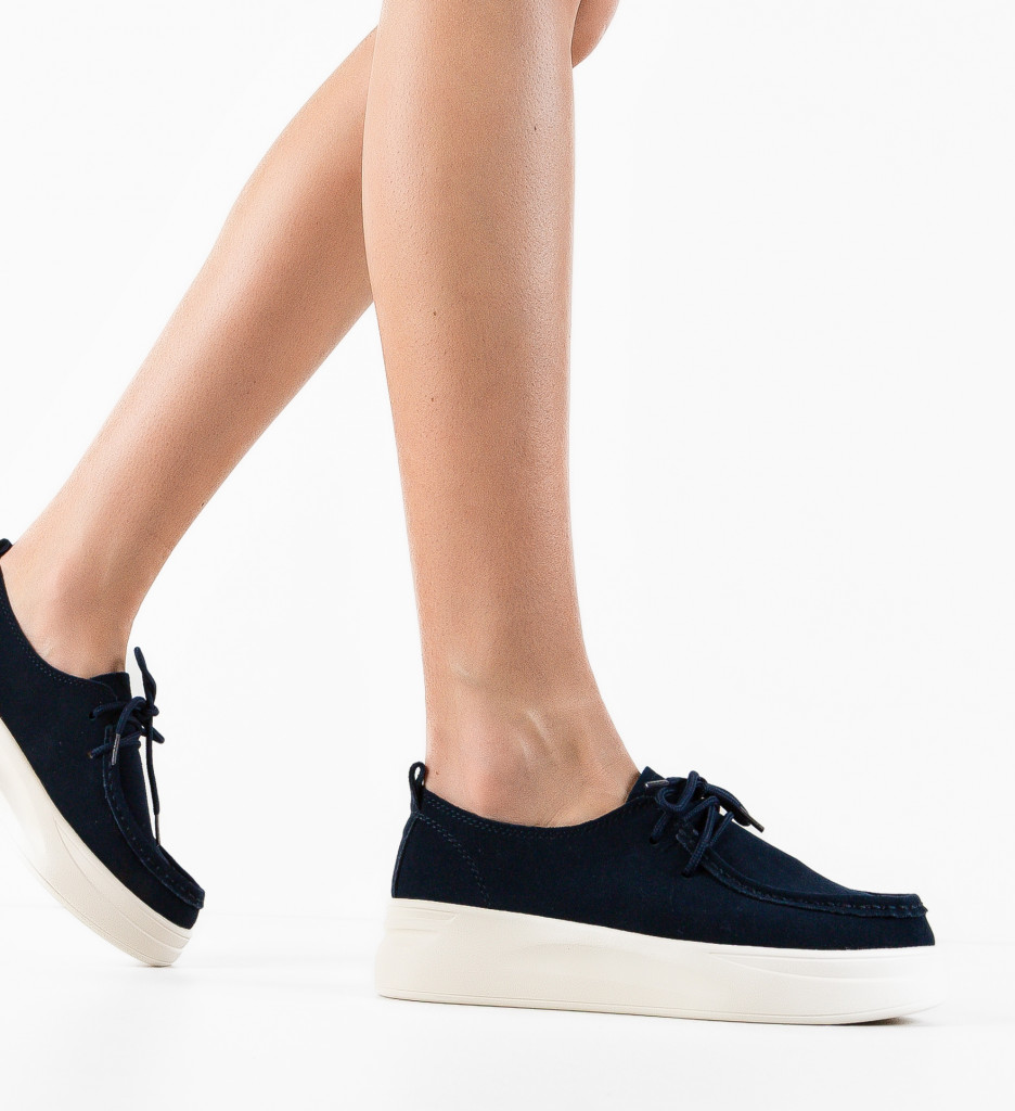 Pantofi Casual Jange Bleumarin - Confort Stilat