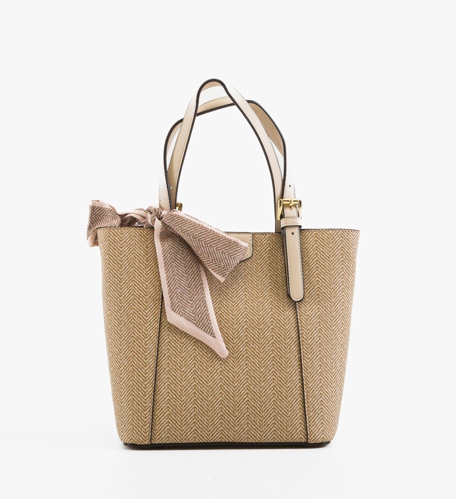 Geanta Dama Bej Palmare | Stil si Eleganta