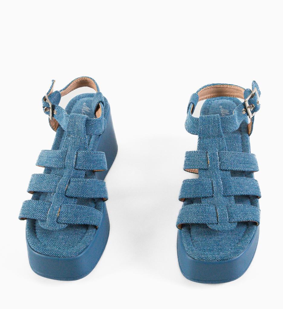 Platforme Dama Nablus Albastre | Stil & Confort - imagine 7
