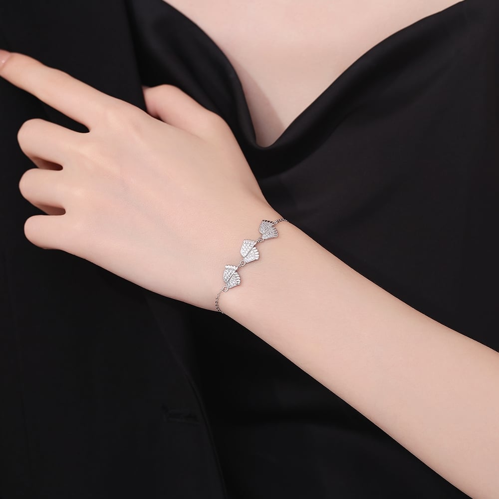 Brățară Argint Picioruse Delis | Design Elegant - imagine 2