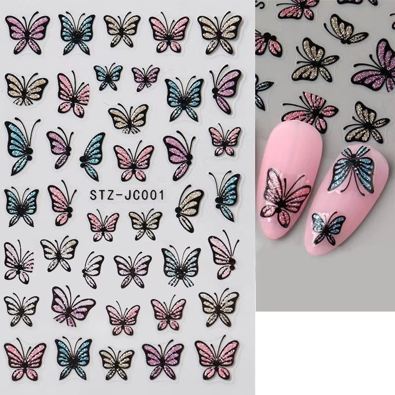 Abtibilduri Unghii Marquise Multicolor | Nail Art Rapid