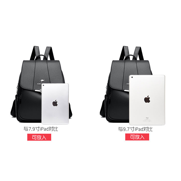 Rucsac dama Pfy Rosalyn GT1901, negru, 32x12x26 cm - imagine 6