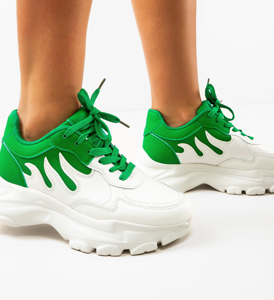 Sneakers Dama Fayar Albi - Confort și Stil - imagine 2