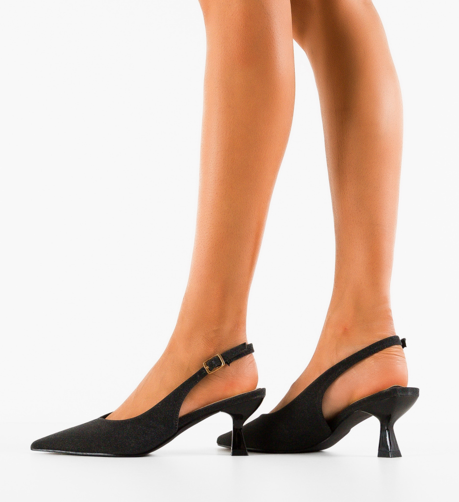 Pantofi Bonnay Negri Eleganți pentru Ocazii Speciale - imagine 4