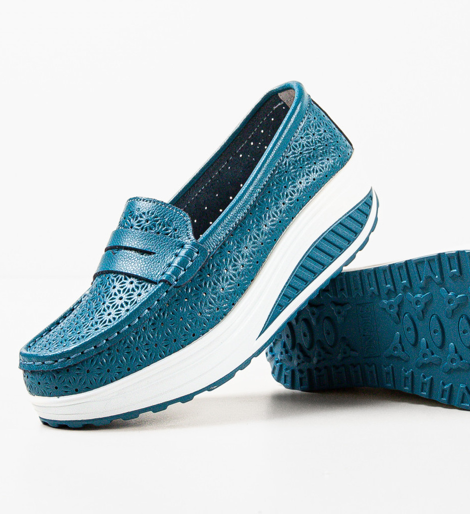 Pantofi Casual Fyrya Albastri | Confort și Stil - imagine 7