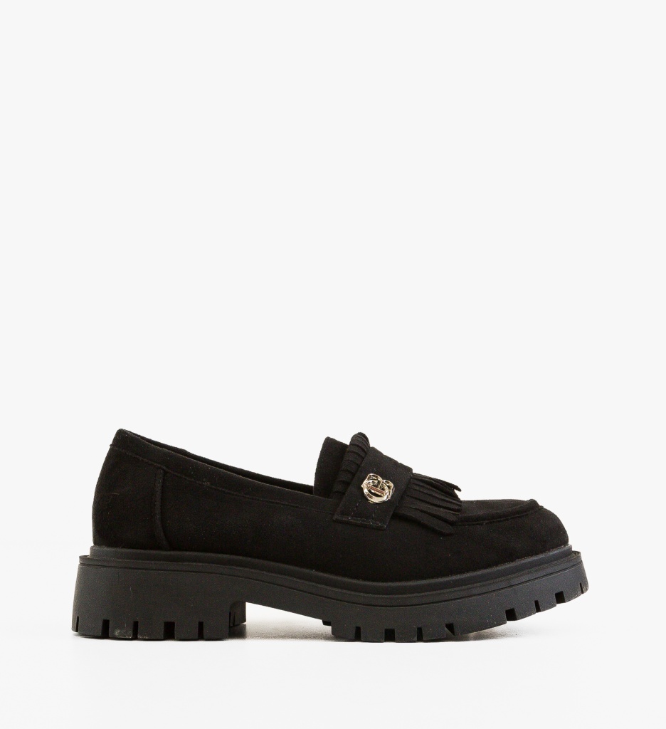 Pantofi Casual Dama Obyne Negri | Confort & Stil - imagine 6