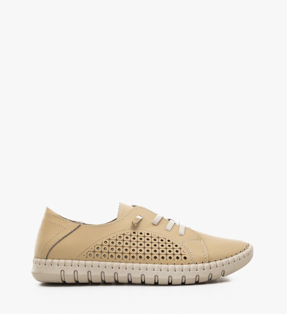 Pantofi Casual Rahima Bej - Confort și Stil