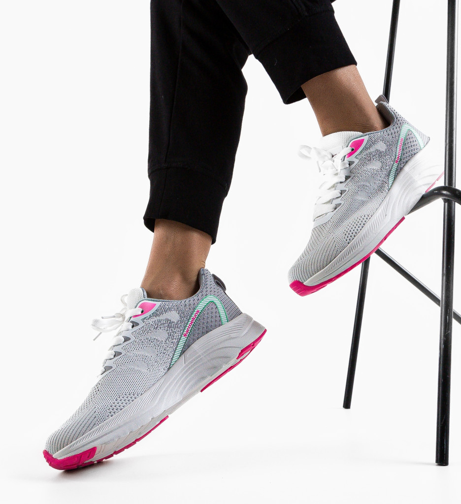 Pantofi Sport Mae Gri 2 - Confort și Stil Modern - imagine 2