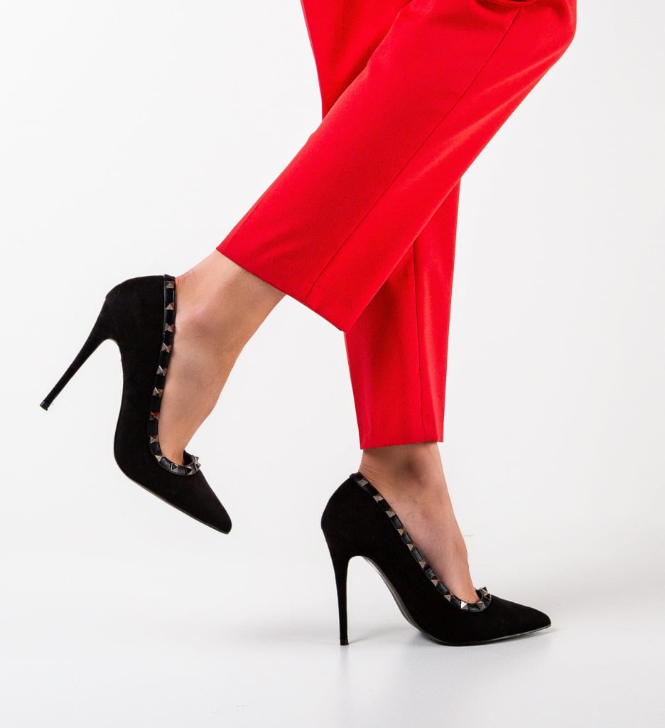 Pantofi Luvea Negri 2 - Eleganță și Stil