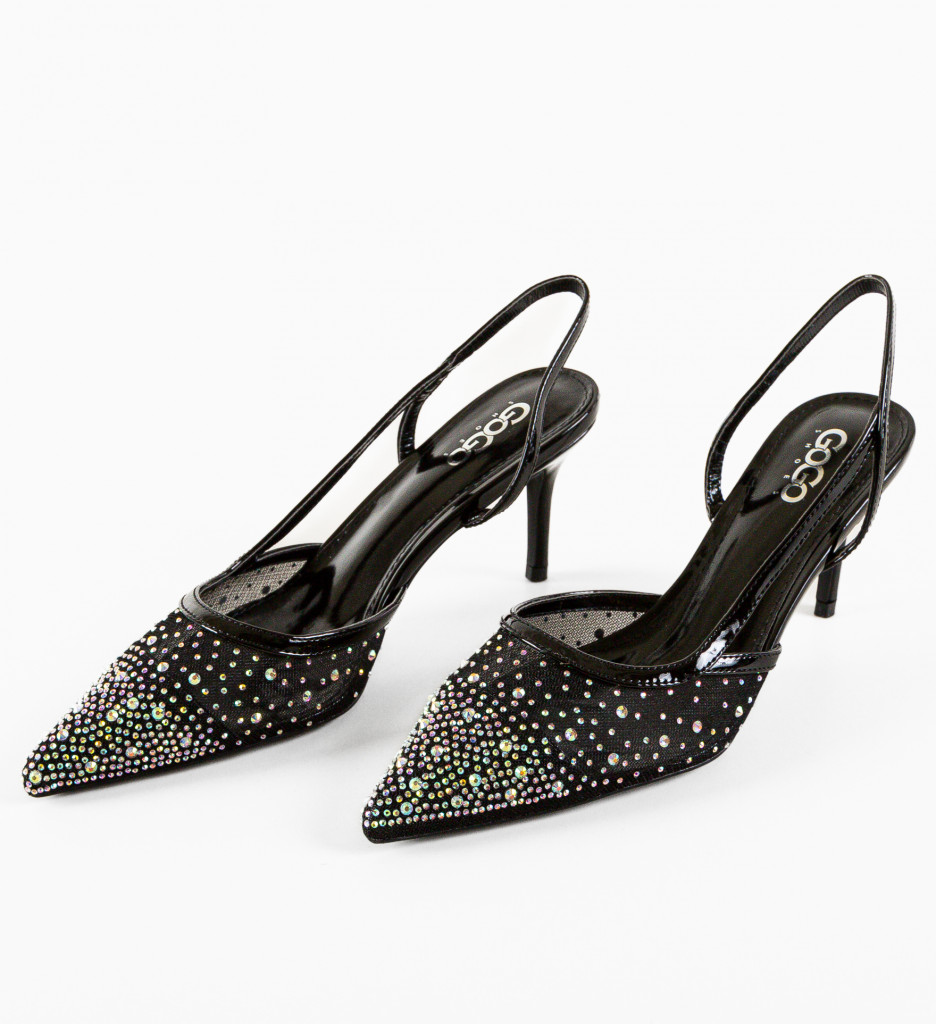 Pantofi Melite Negri - Eleganță și Confort - imagine 5