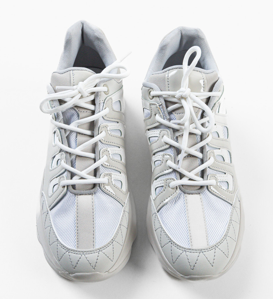 Sneakers Dama Edgar Gri - Confort și Stil - imagine 8