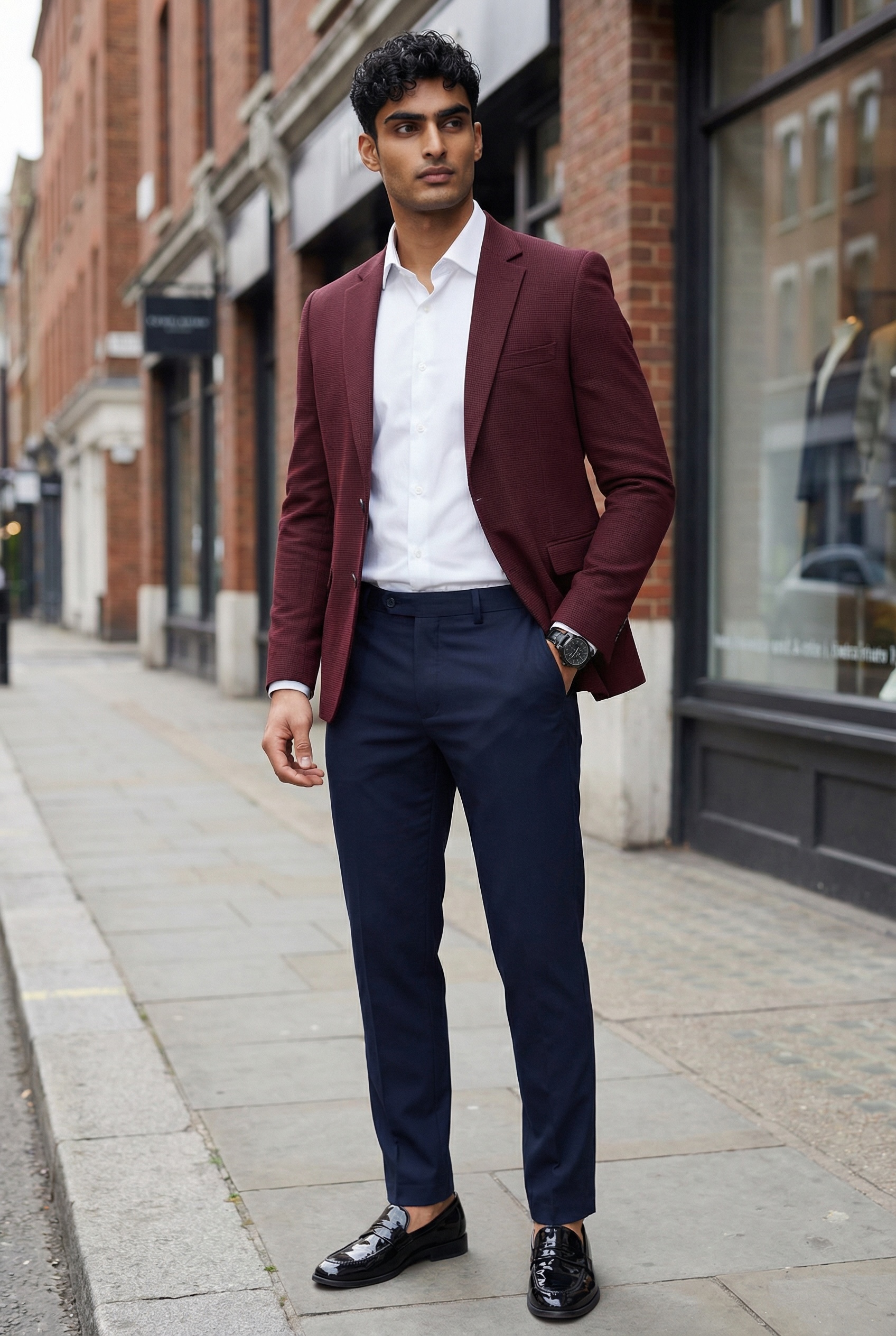 Sacou Barbati Slim Fit Elegant - Evenimente & Office