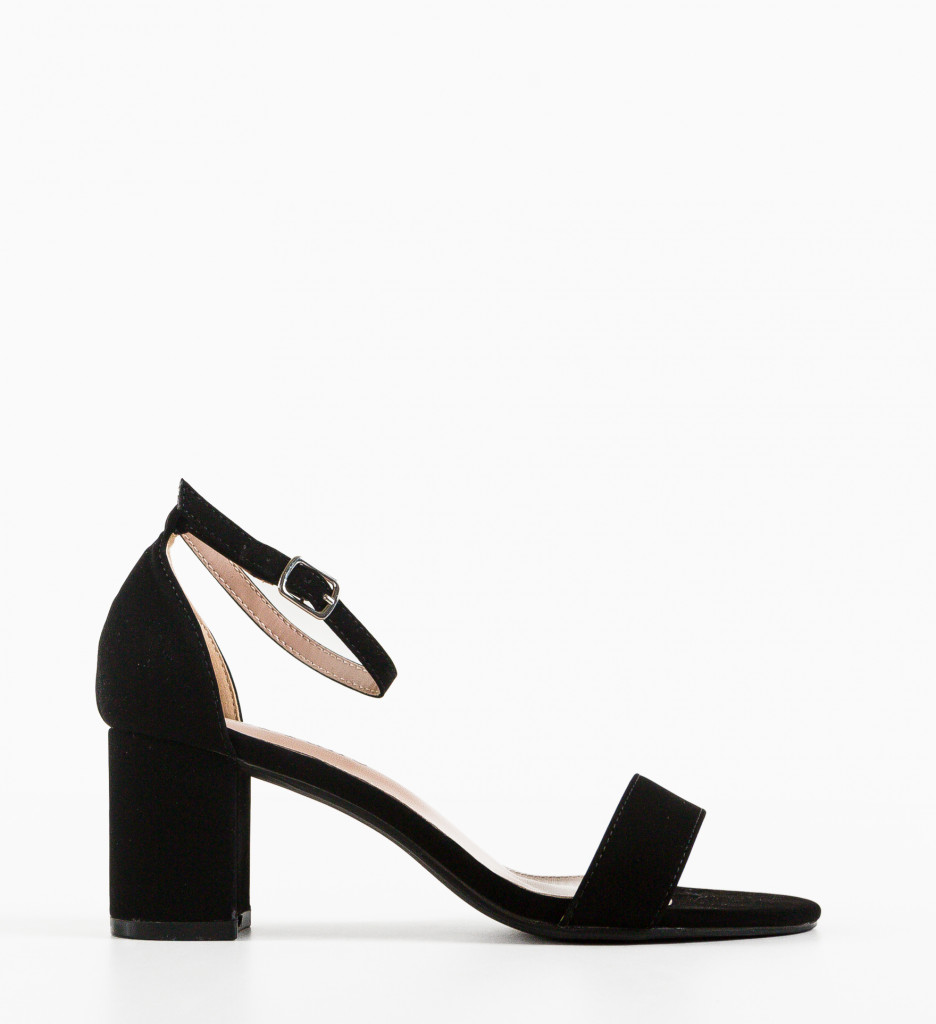 Sandale cu toc Leire Negre - Eleganță maximă - imagine 4