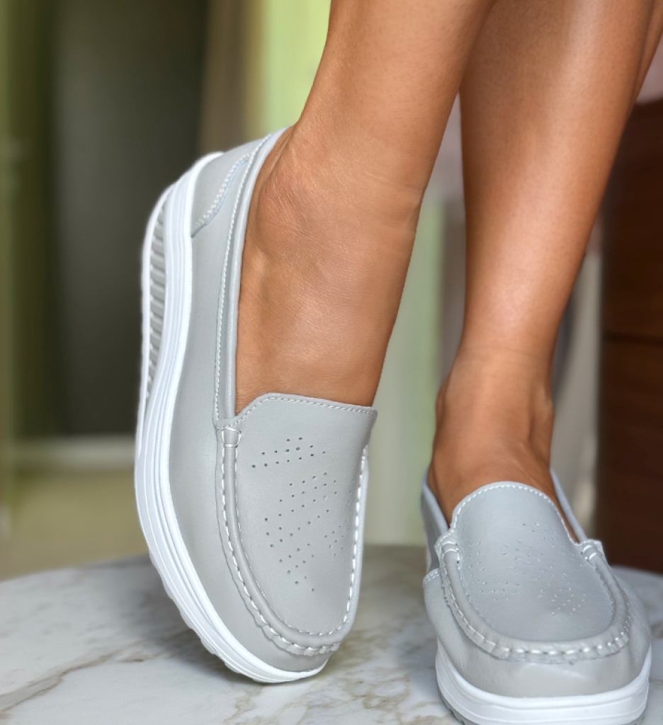 Pantofi Casual Musta Gri - Confort și Stil Zilnic - imagine 3