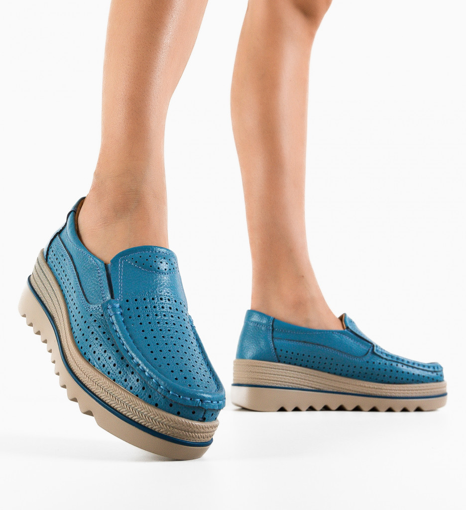 Pantofi Casual Krat Albastri - Confort și Stil Zilnic