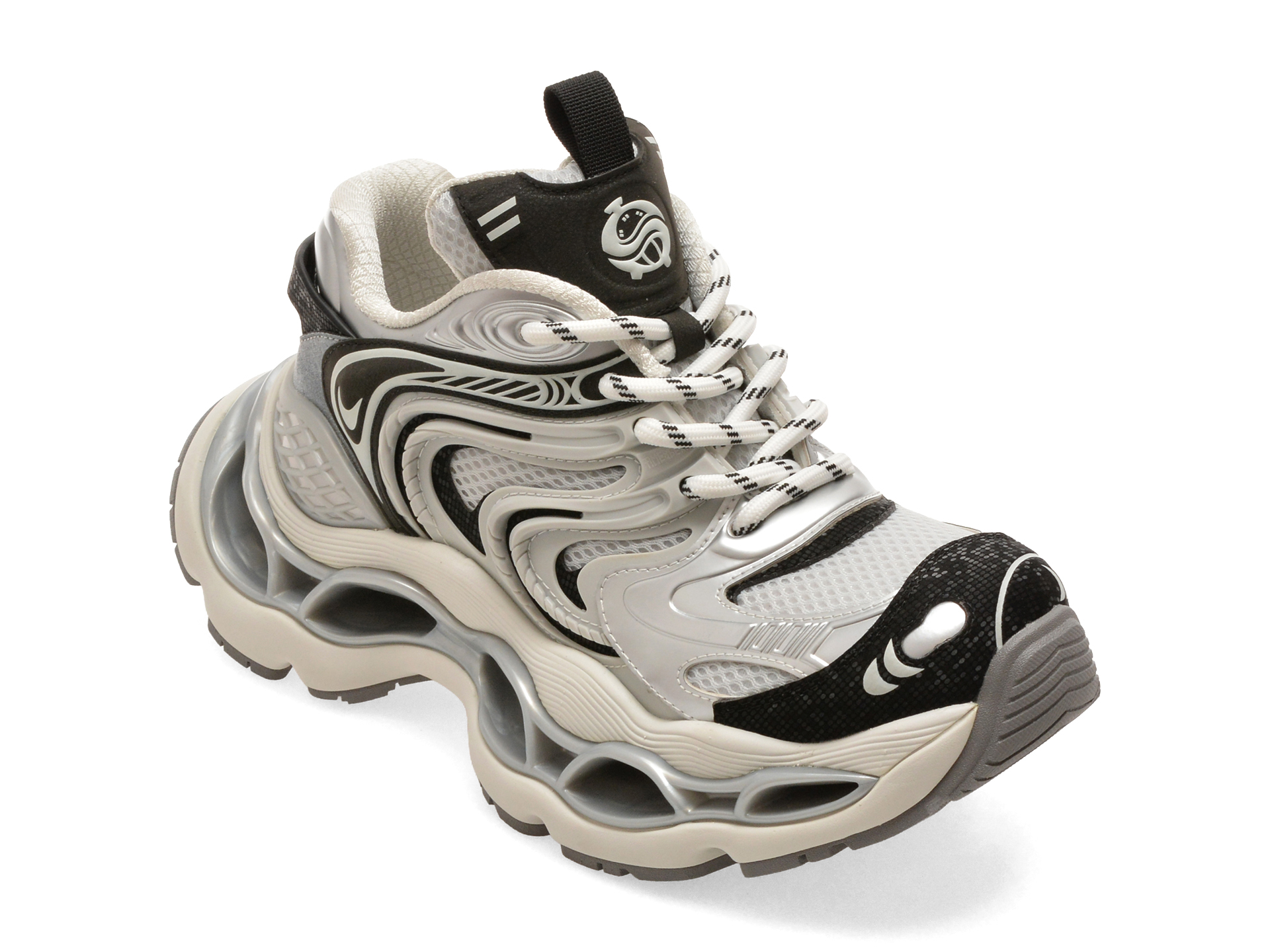 Pantofi Sport GRYXX Argintii Piele Ecologica