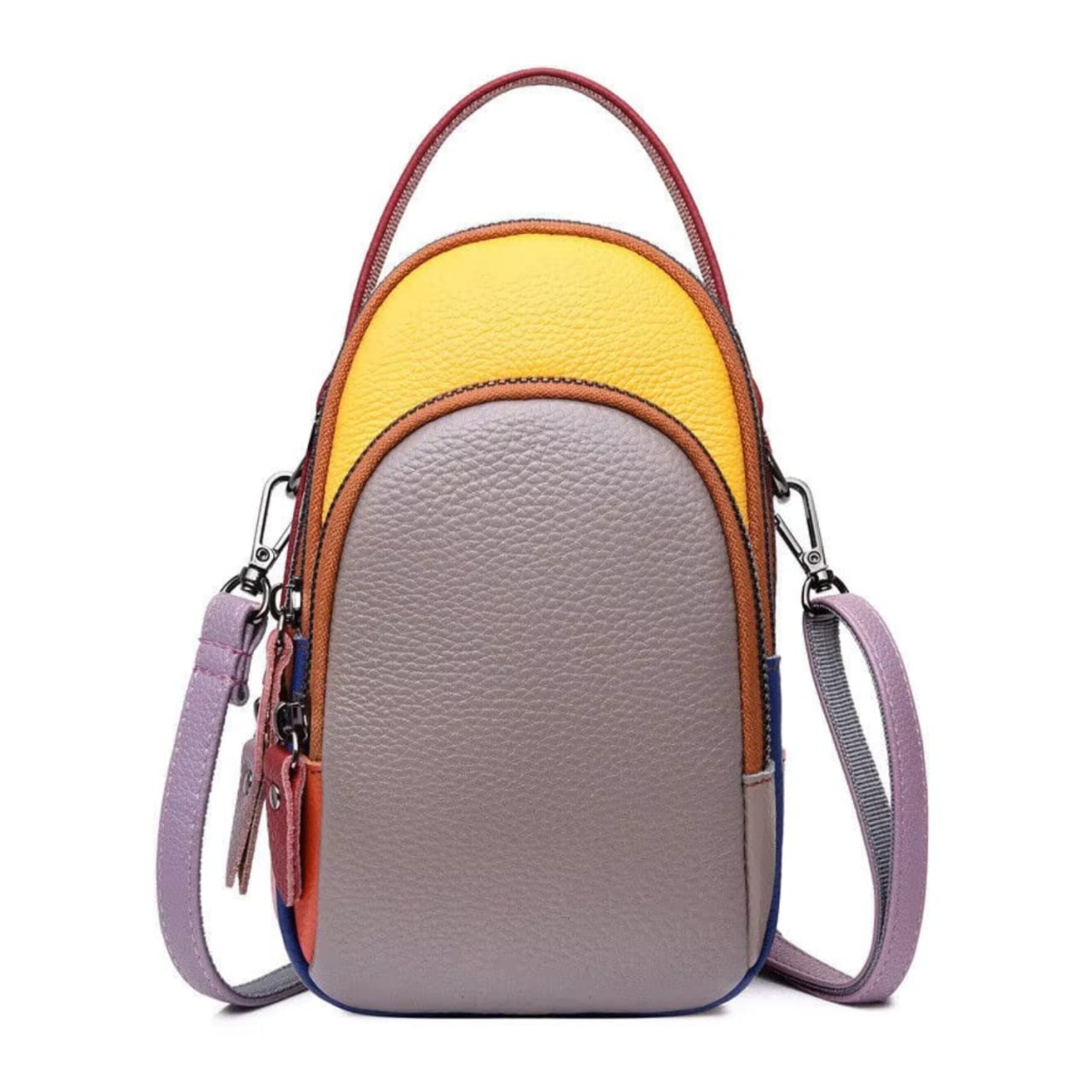 Geanta Delis Piele Naturala Multicolor GT3343