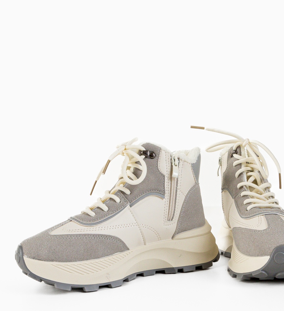 Sneakersi Rotakal Gri - Confort si Stil - imagine 7