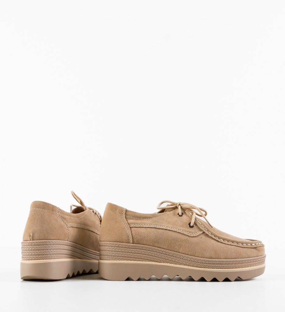 Pantofi Casual Sagrio Bej - Confort și Stil - imagine 10