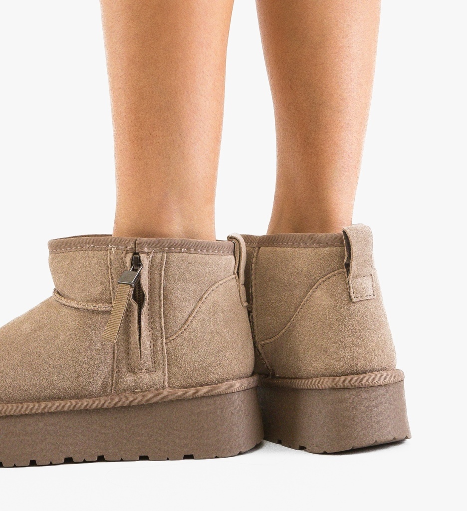 Cizme Ug Ritals Khaki | Confort Depurtat - imagine 4