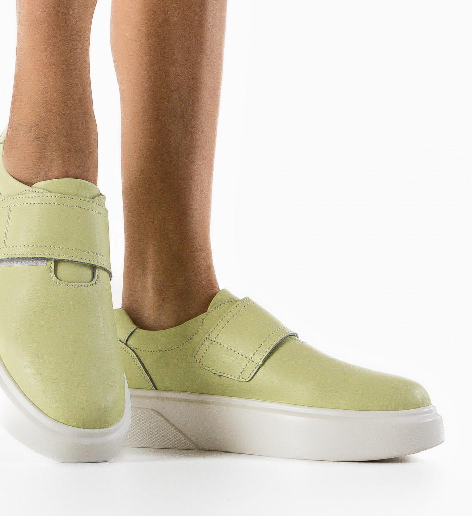 Pantofi Casual Dama Galbeni Slamet - Confort - imagine 2