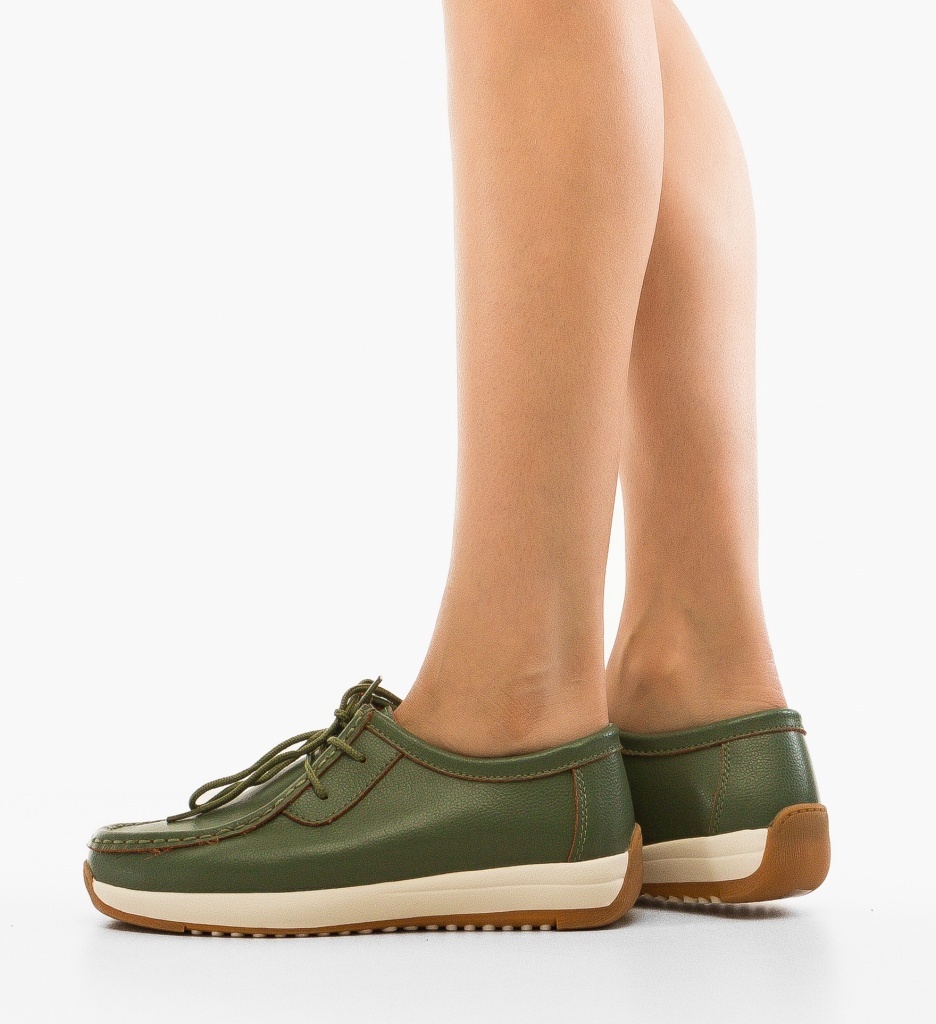 Pantofi Casual Zackary Verzi | Confort Zi de Zi