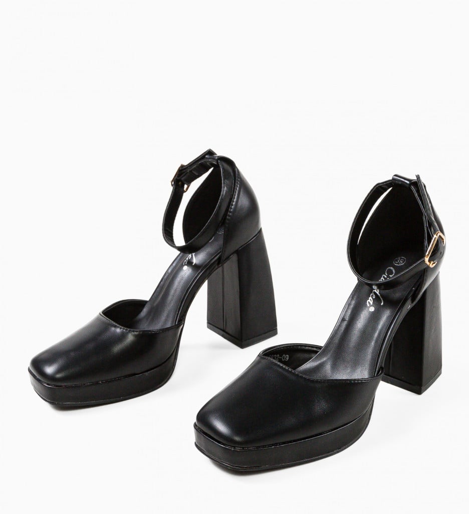 Pantofi Flynn Negri | Eleganță și Stil - imagine 11