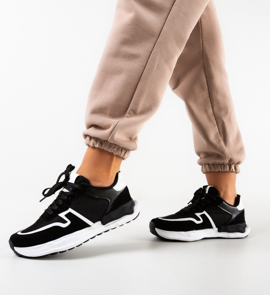 Sneakers Dama Hope Negri | Confort și Stil - imagine 2