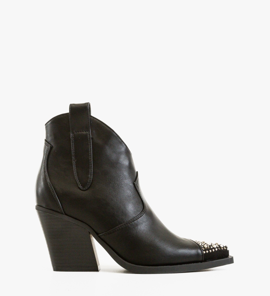 Botine Dama Siobha Negre - Eleganță și Confort