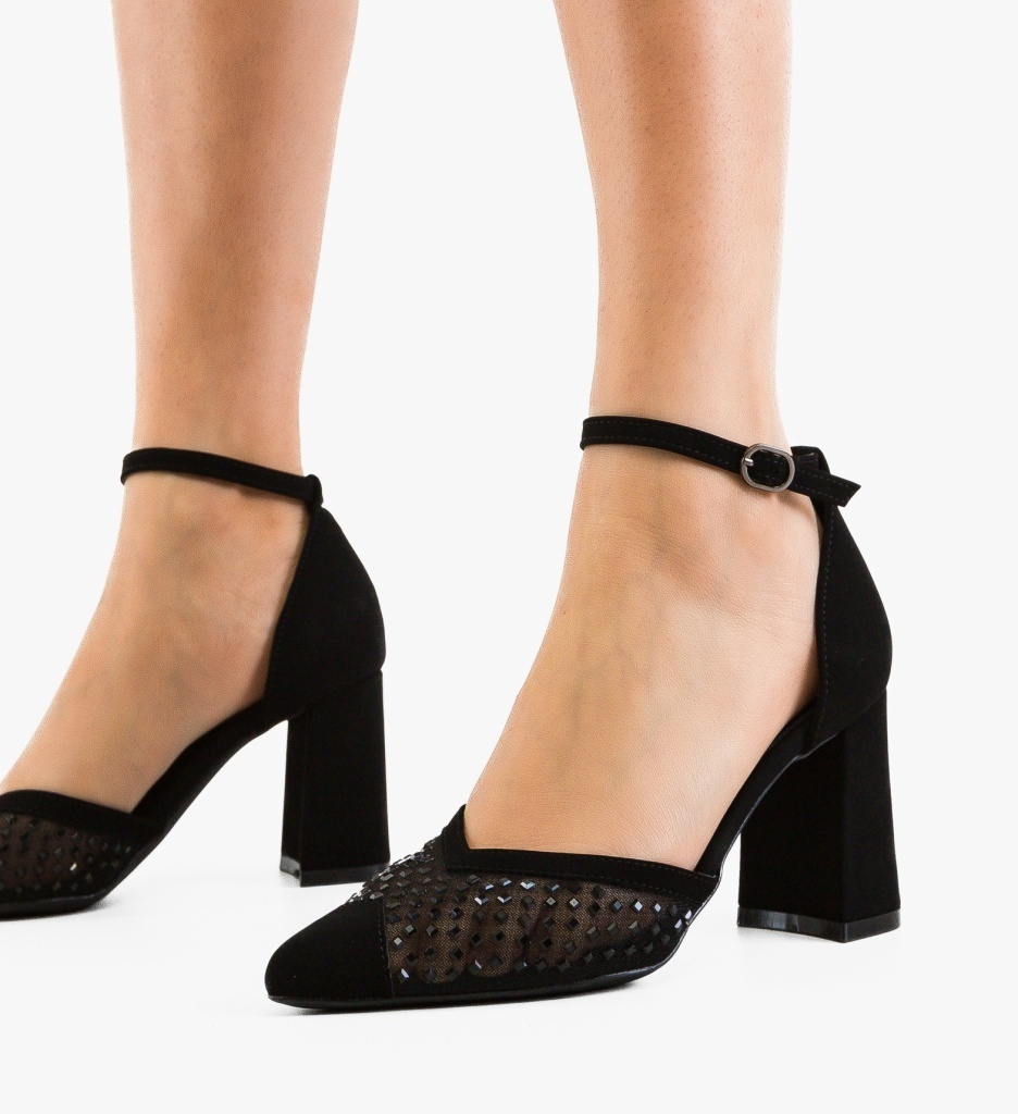 Pantofi Dama Nanarys Negri Eleganți - imagine 3