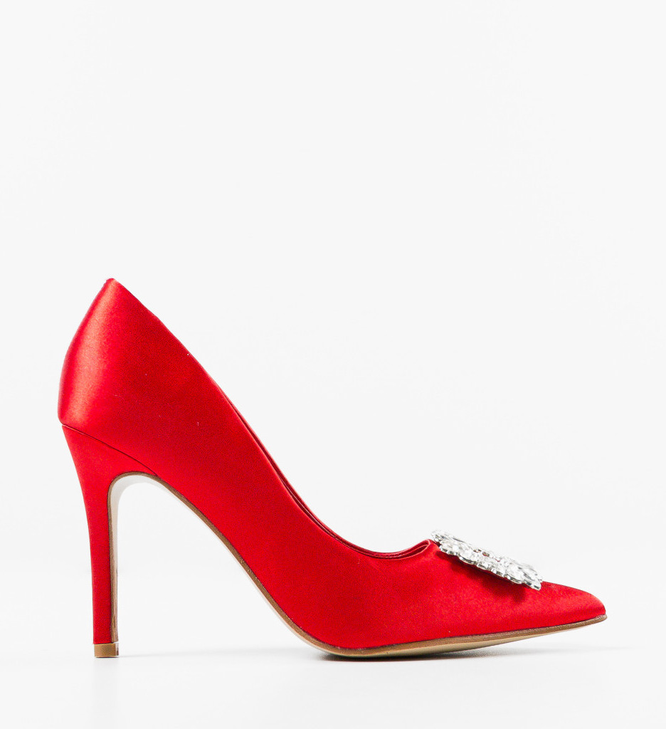 Pantofi Dama Hanna Rosii - Eleganță Asigurată - imagine 5