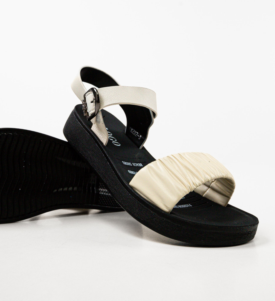 Sandale Dama Wendy Bej | Confort & Eleganta - imagine 4
